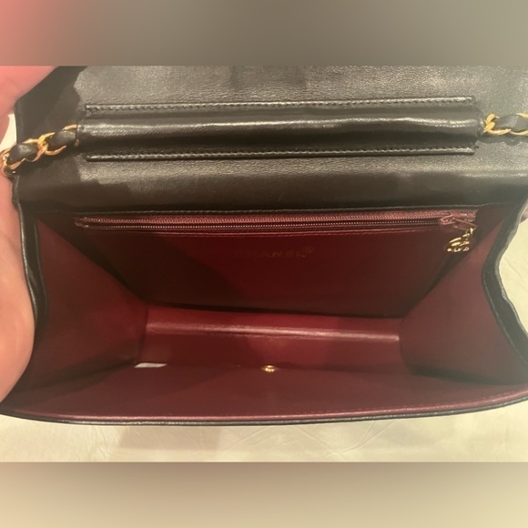 CHANEL Vintage Quilted Lambskin Full Flap Bag Black - Picture 10 of 14